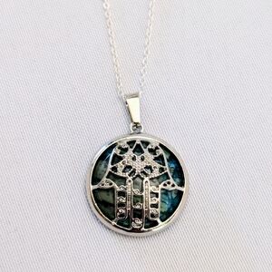 Chrysocolla Pendant Necklace